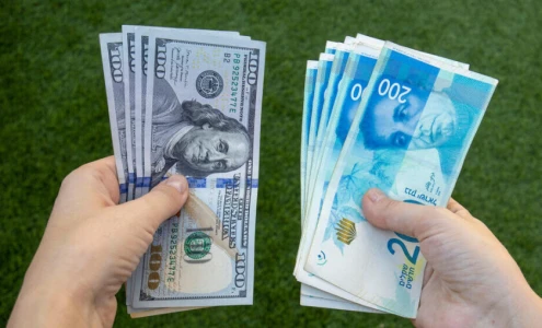 سعر الدولار يقترب من 3 شواكل للمرة الأولى منذ عام 1996