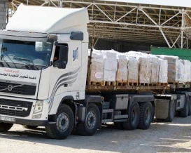309 شاحنات دخلت قطاع غزة الإثنين