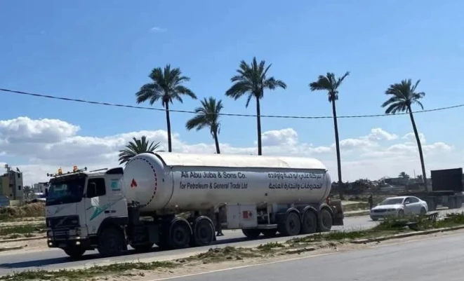 مصادر للاقتصادية: دخول 4 شاحنات غاز اليوم إلى غزة