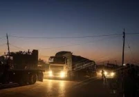 468 شاحنة محملة بالمساعدات والبضائع دخلت إلى غزة يومي الإثنين والثلاثاء