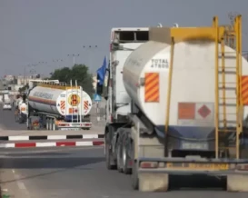 دخول 4 شاحنات غاز إلى قطاع غزة اليوم