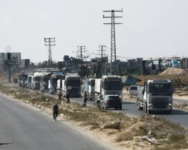 صحيفة الاقتصادية: دخول 4 شاحنات مجمدات من الجانب المصري إلى قطاع غزة