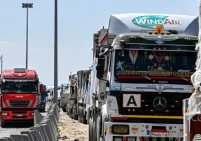 4 شاحنات فقط دخلت قطاع غزة اليوم السبت