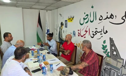اتحاد بيتا يبحث مع وفد من اليونسكو واقع قطاع الاتصالات في غزة