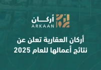 أركان العقارية تعلن عن نتائج أعمالها للعام 2025