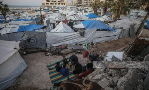 شتاء قاسٍ على النازحين في غزة وسط ظروف إنسانية كارثية