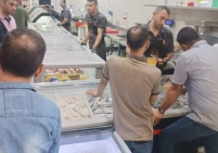ضبط 650 كيلو جرام من كبدة العجل المجمدة المنتهية الصلاحية في غزة