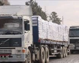 6550 شاحنة دخلت إلى غزة خلال شهر فبراير