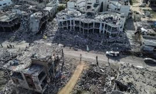 آلات لطحن الكتل الخرسانية ومبانٍ جديدة.. ليبرمان يتحدث عن إعادة إعمار غزة