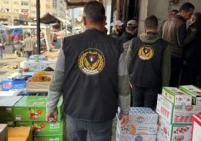 إتلاف أكثر من طن من المانجا واللحوم الفاسدة في خان يونس ورفح