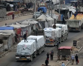 115 شاحنة مساعدات فقط دخلت قطاع غزة السبت