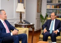 وزير خارجية مصر يبحث مع ملادينوف آخر مستجدات الأوضاع في غزة