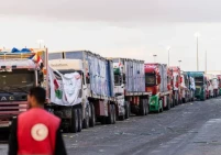 دخول 209 شاحنة محملة بالمساعدات والبضائع إلى غزة الثلاثاء