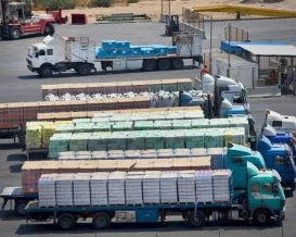 72,826 شاحنة مساعدات وتجارية دخلت قطاع غزة منذ وقف النار