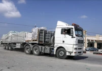 290 شاحنة دخلت إلى قطاع غزة الثلاثاء