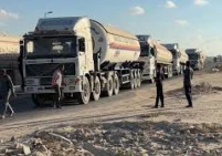 دخول 5 شاحنات غاز طهي إلى قطاع غزة