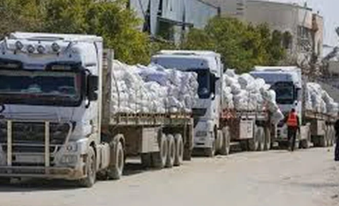 دخول 264 شاحنة إلى غزة الثلاثاء
