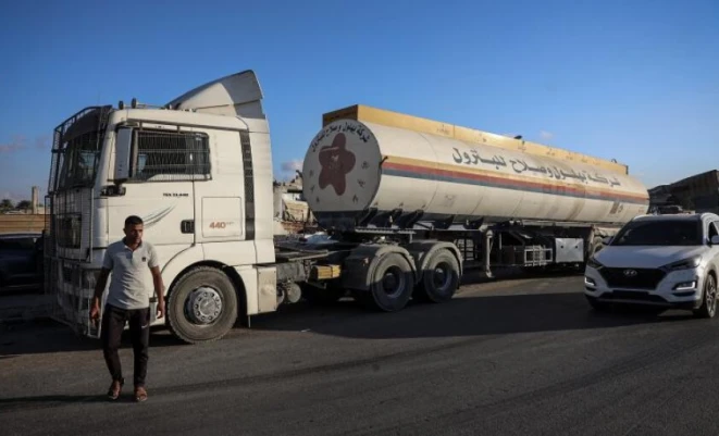 دخول 8 شاحنات غاز إلى غزة اليوم