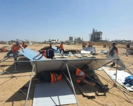 وزارة الأشغال تشرع بإنشاء مركز إيواء جديد في خانيونس
