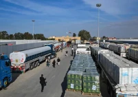 الاحتلال أدخل 52,129 شاحنة لغزة منذ وقف إطلاق النار
