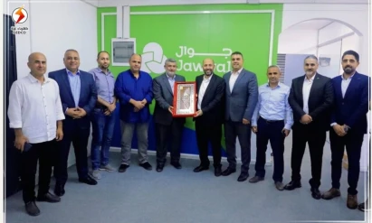 كهرباء غزة تبحث عدد من الملفات مع شركة الاتصالات