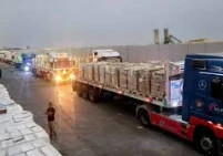 دخول 260 شاحنة إلى غزة اليوم الإثنين