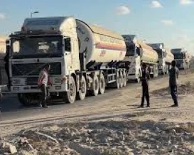 دخول 8 شاحنات غاز إلى غزة