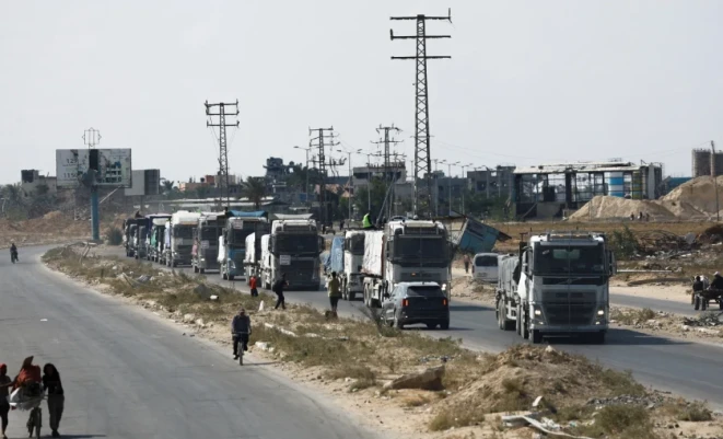 دخول أكثر من 1780 شاحنة لغزة خلال الأسبوع الأول من شهر فبراير